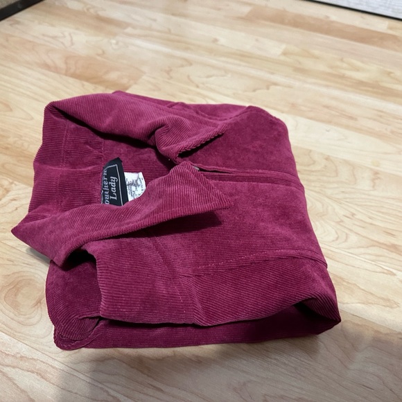 Southern Lady Women corduroy Mauve Vest size 10 - Picture 6 of 6